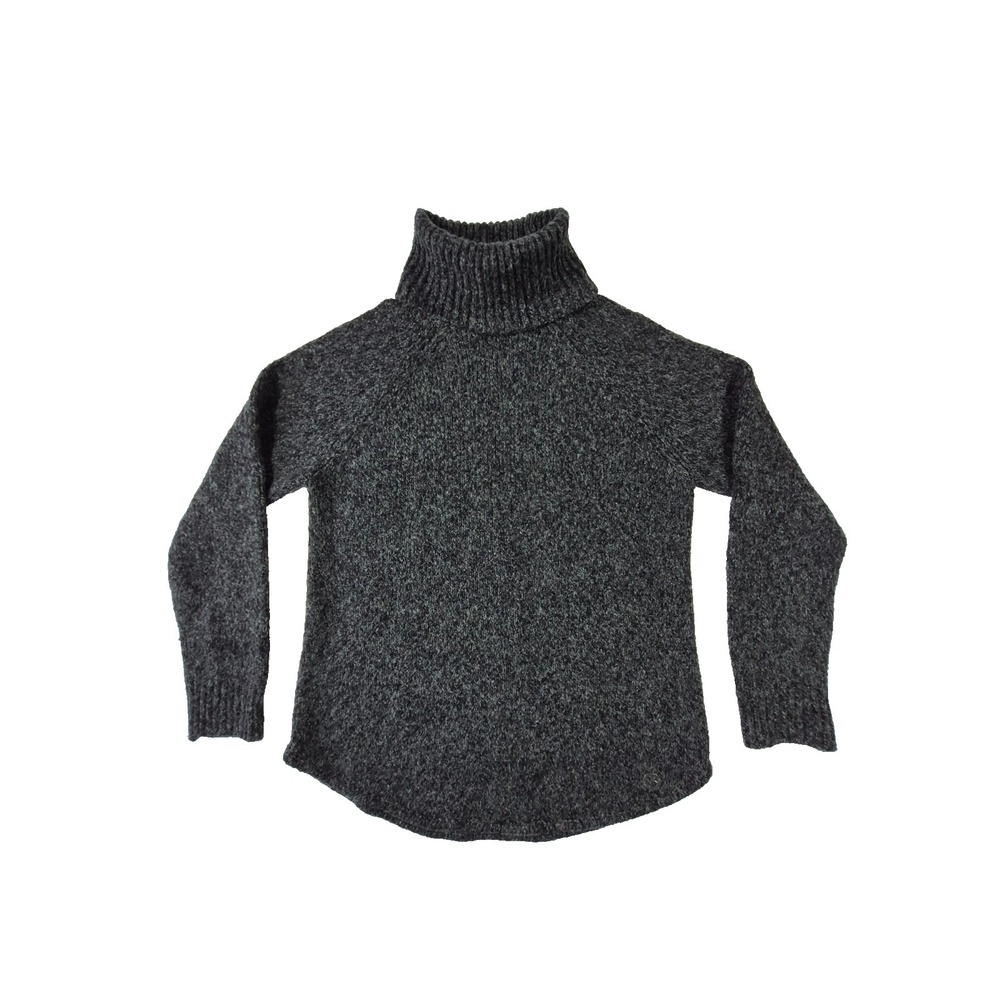Michael Michael Kors Women's Turtleneck Sweater Gray Marled Knit Size M